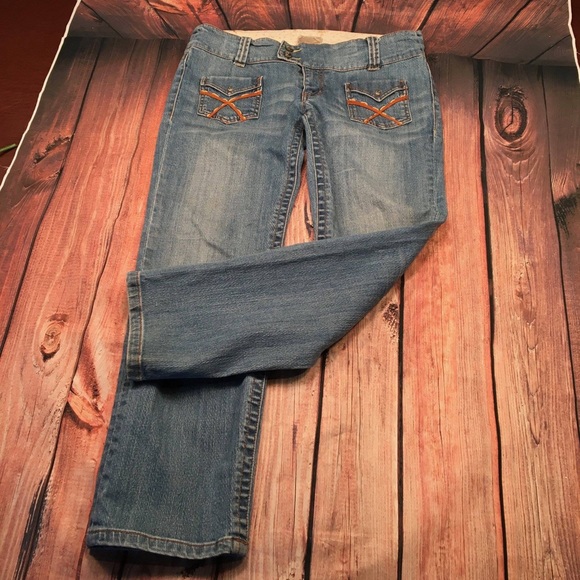 ZCAVARICCI Jeans Embroidered pockets size 13 - Picture 4 of 6